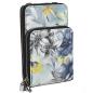 Preview: Handtasche Handytasche Geldbörse Clutch Blume schwarz